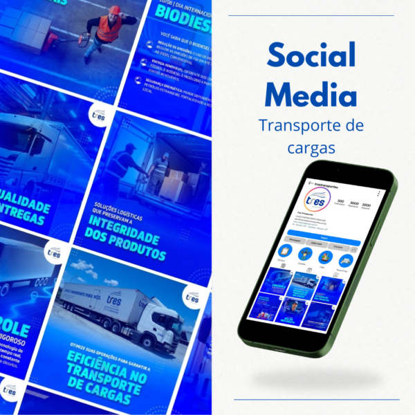 Redes sociais Transporte de cargas