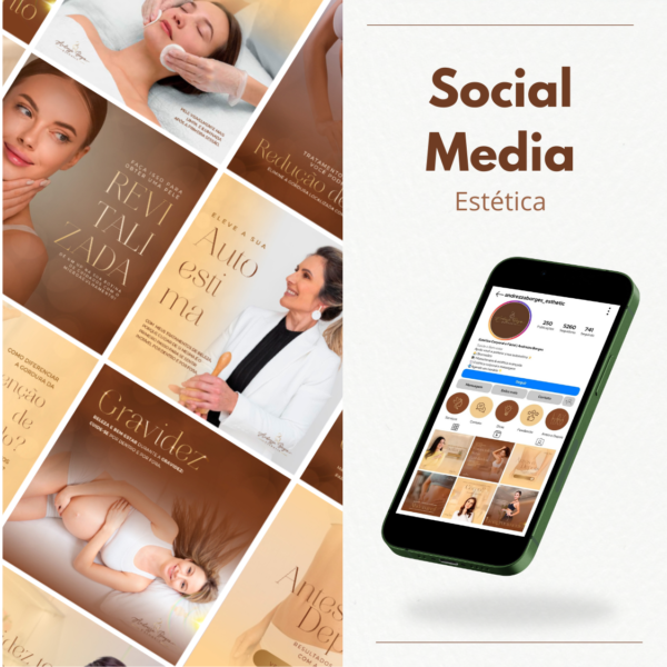 redes sociais estetica